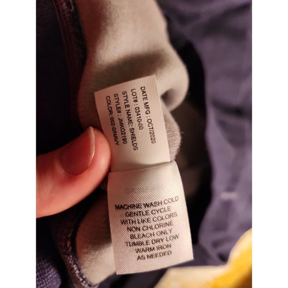 New Johnnie O Shields sweatshirt navy men's Small Original $128 - Picture 7 of 8